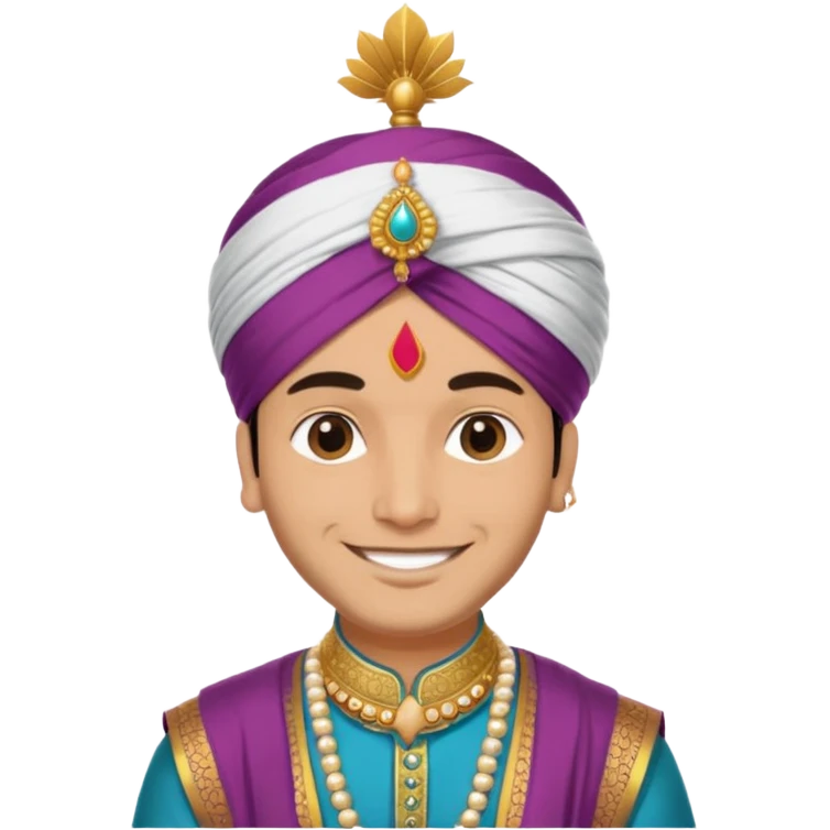 INDIAN WEDDING groom emoji