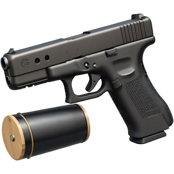 Glock 19x drum clip emoji