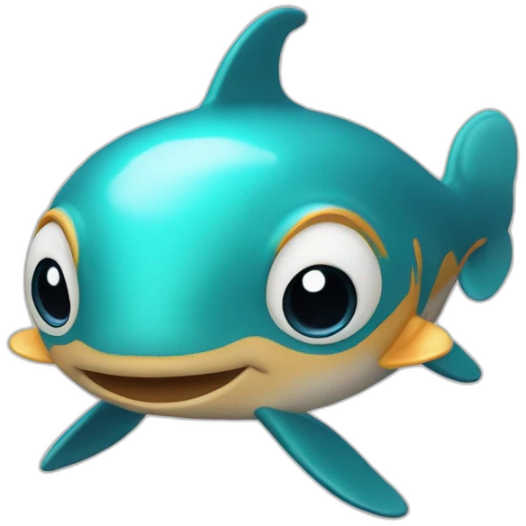 Dauphin dans l'espace emoji
