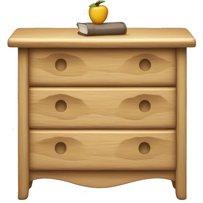 Commode en bois plus grande  emoji