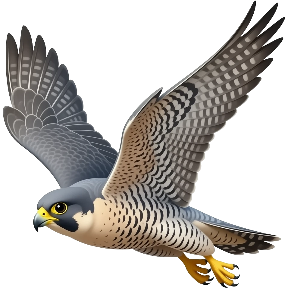peregrine falcon dive bombing emoji