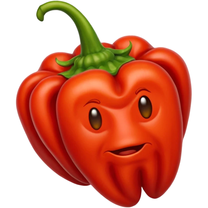 Scotch bonnet hot pepper emoji