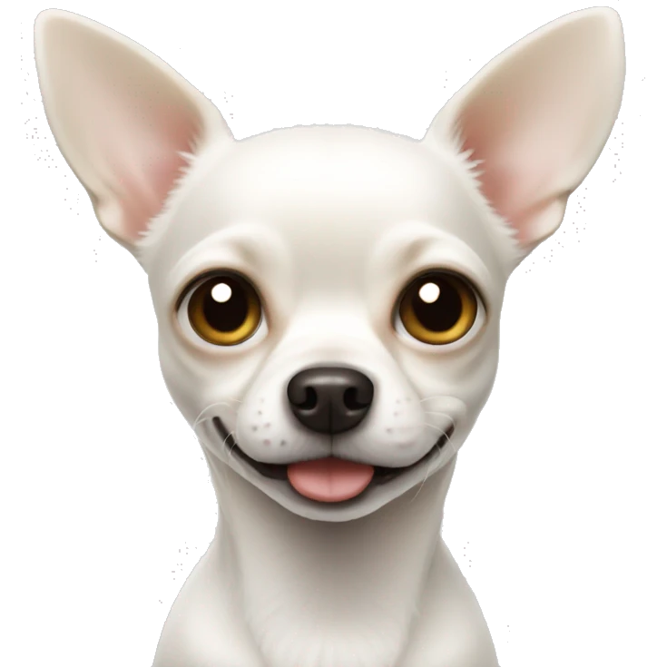 white chihuahua emoji