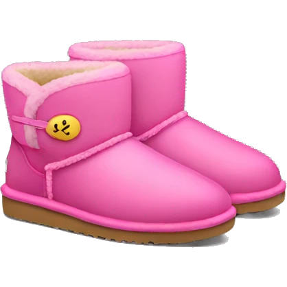 Pink UGG shoes emoji