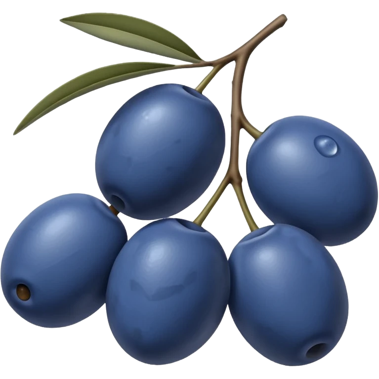 blue olives emoji