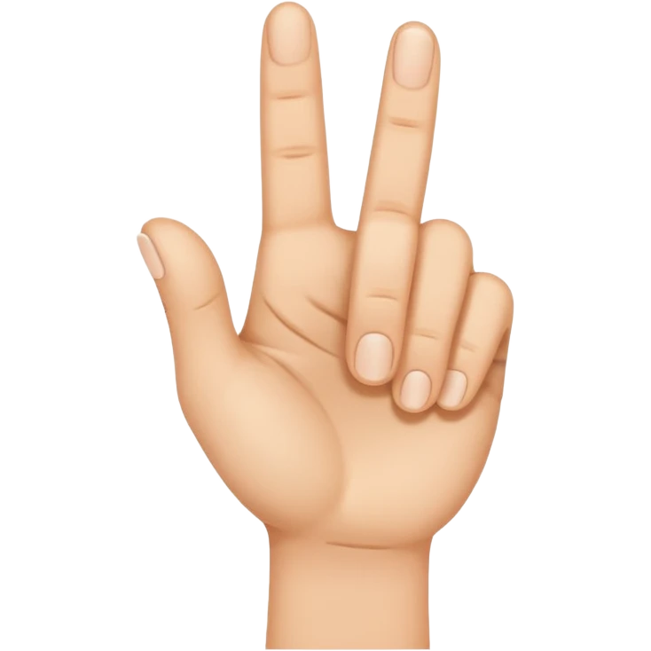 
Hand with Index Finger and Thumb Crossed emoji