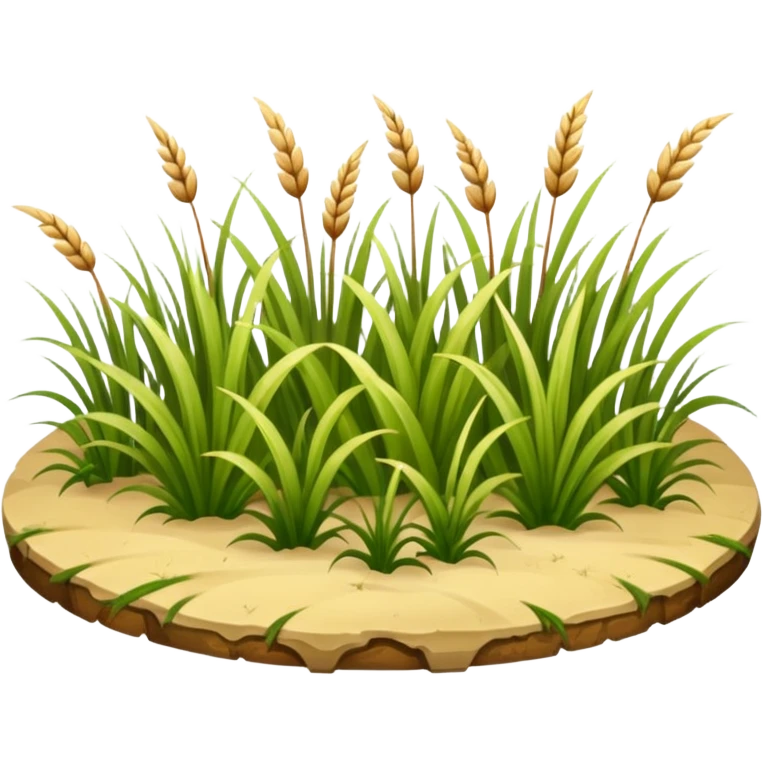 a beige patch of grass emoji