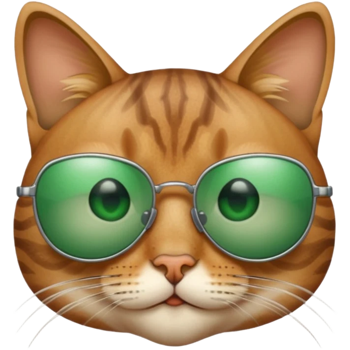Cat wearing sunglasses emoji