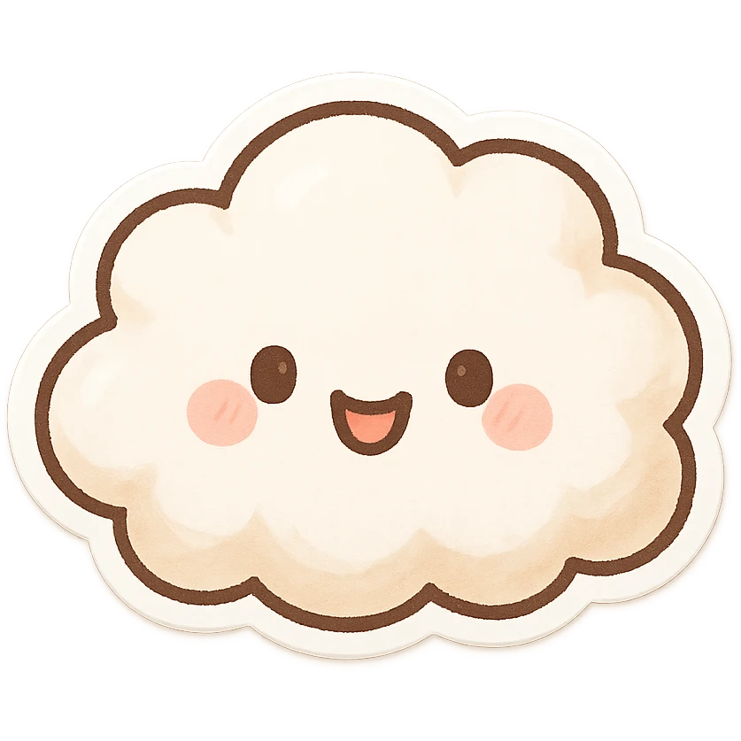 Cloud emoji