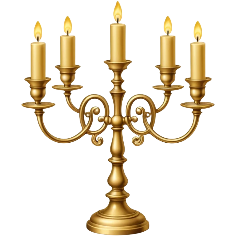 single candelabra with lid candle emoji