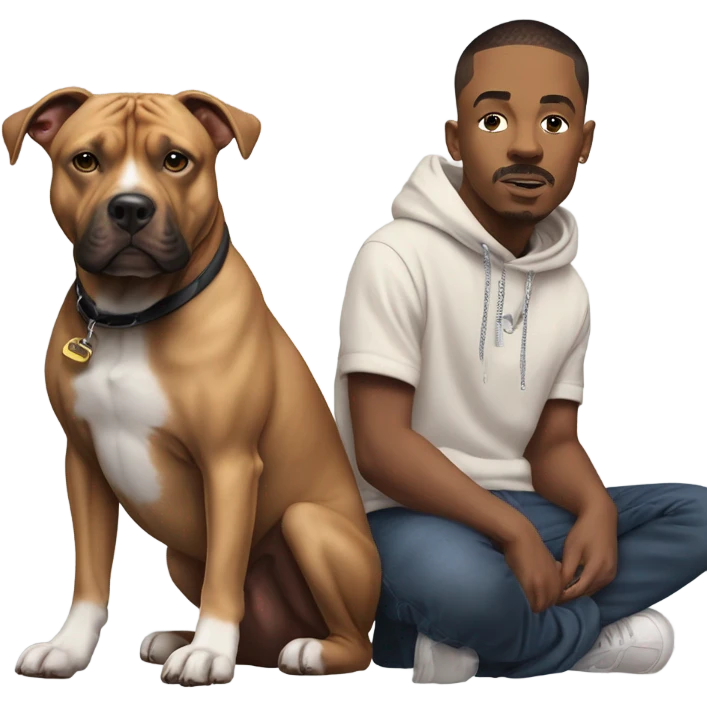 Dog with central cee  emoji