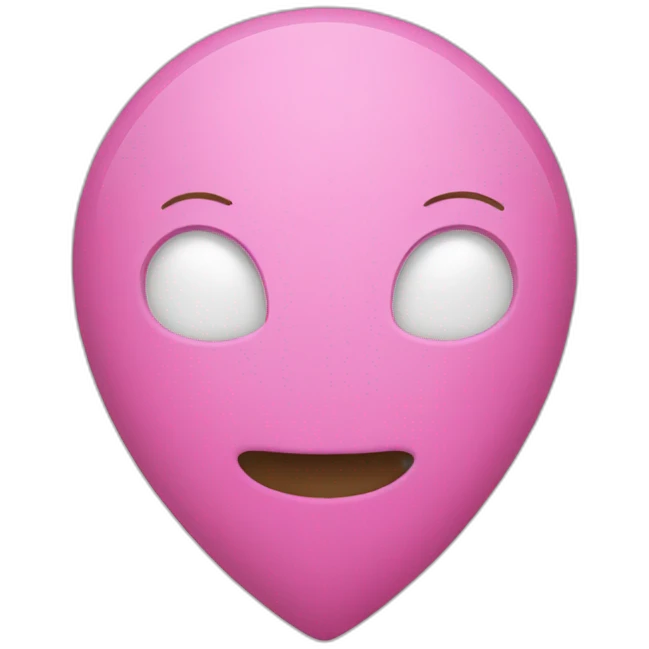 geotag pink emoji
