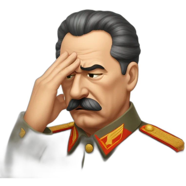 Stalin facepalm emoji