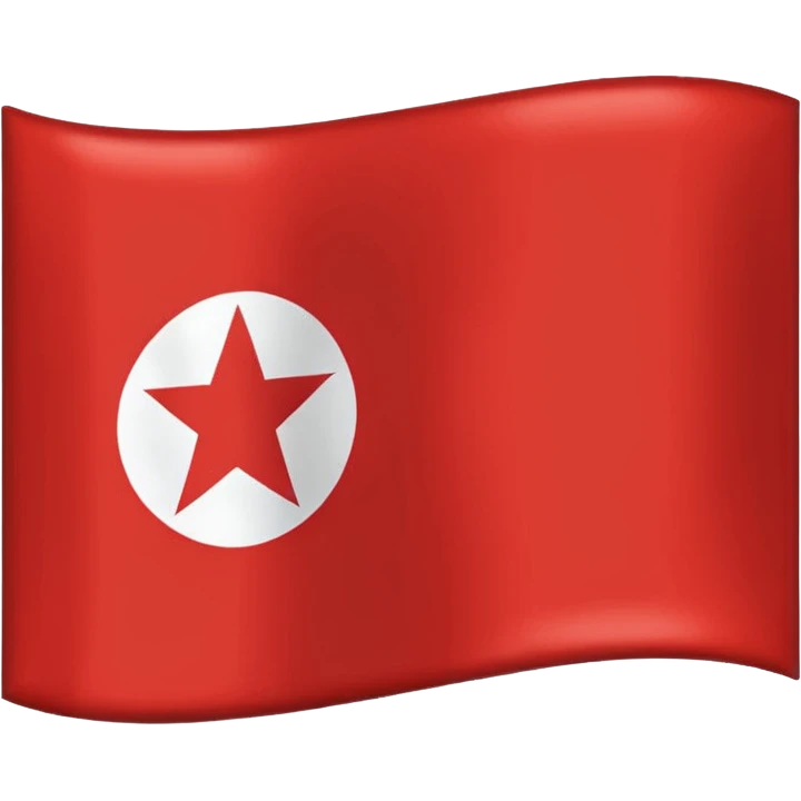North Korea Flag emoji