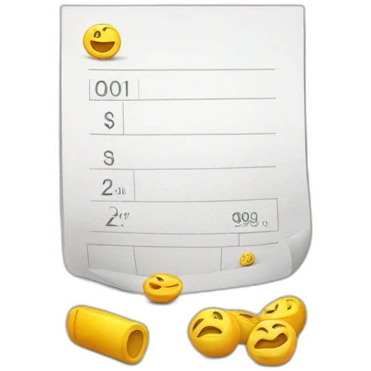 sale invoice emoji