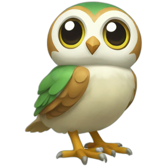 Pokémon rowlet emoji