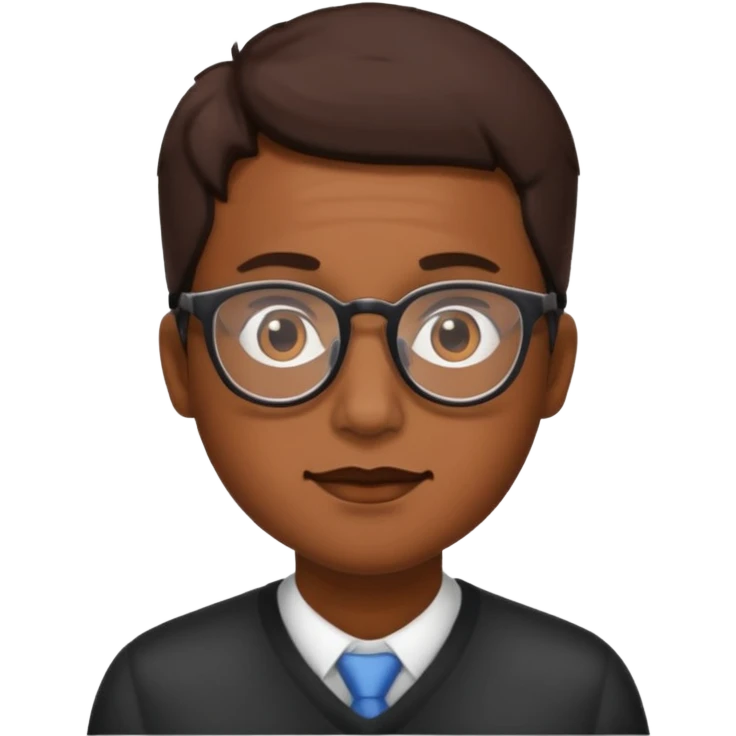 Carnero con lentes emoji