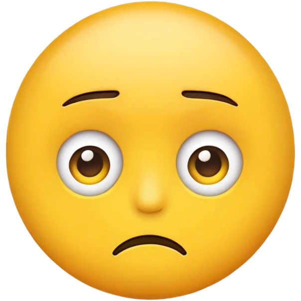 Emoji looking suspicious emoji