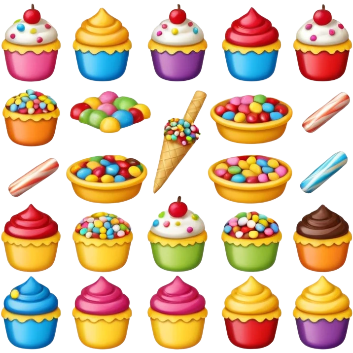 colorful toppings emoji