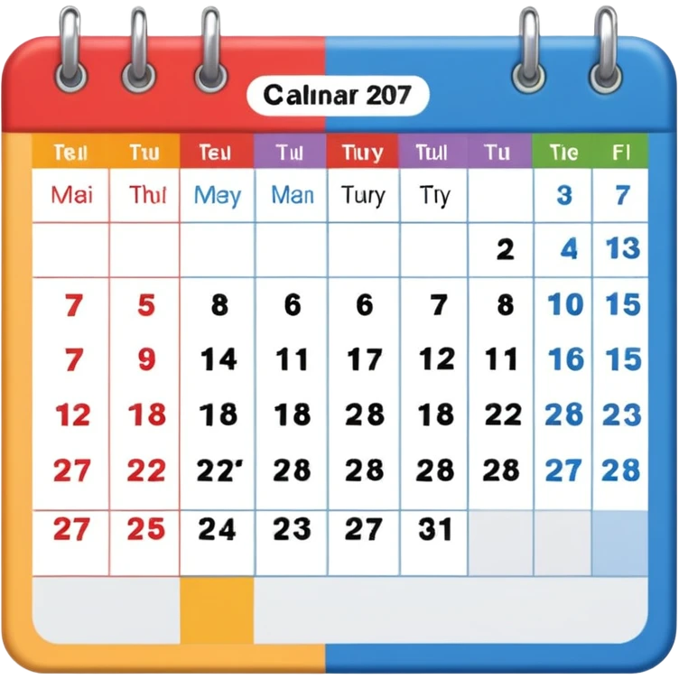 calender emoji