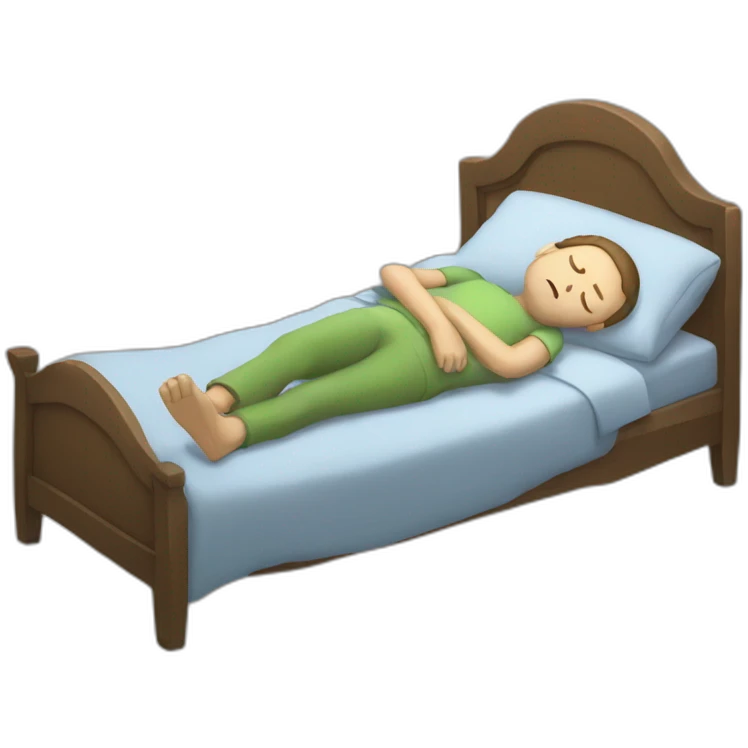 Morty sleeping emoji