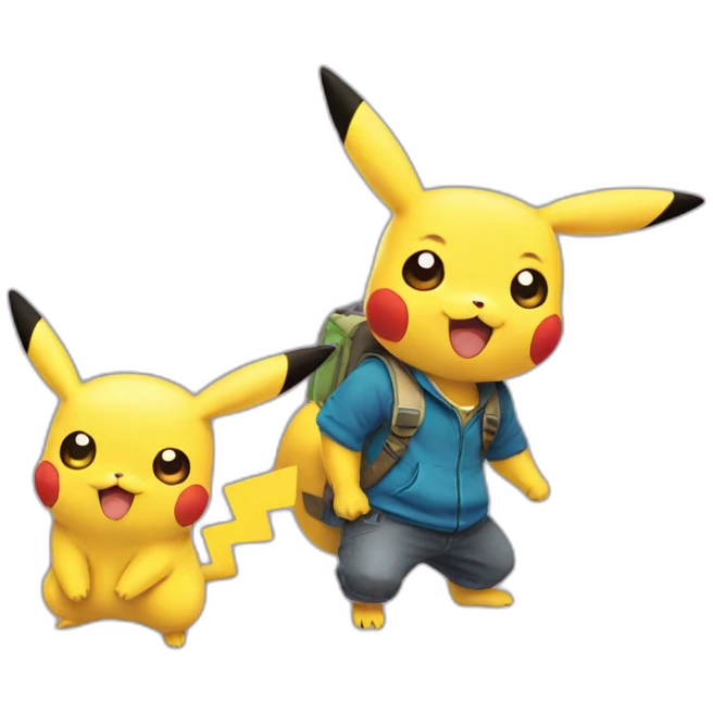 Pikachu zaza emoji