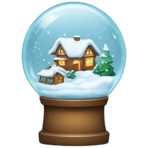 snow globe emoji