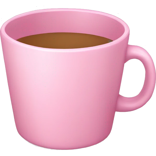 Light pink cup emoji
