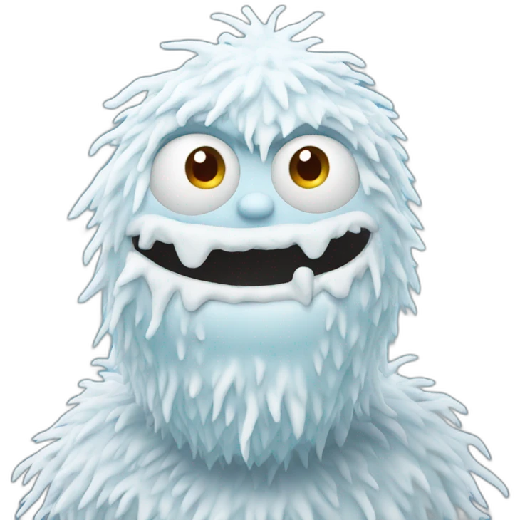 Snow monster emoji