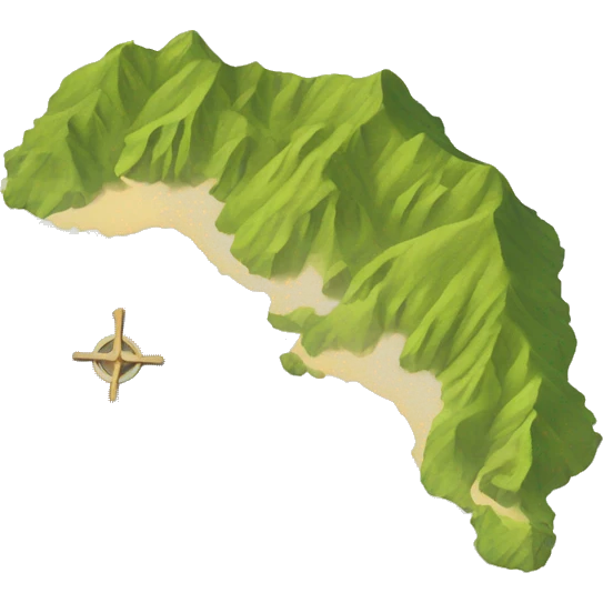 Map of French Polynesia emoji