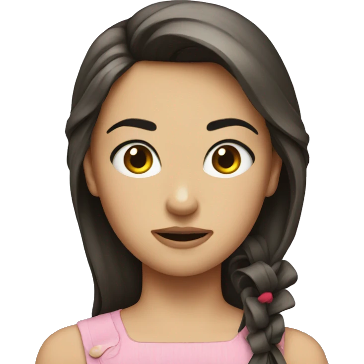 😒 with a bow emoji
