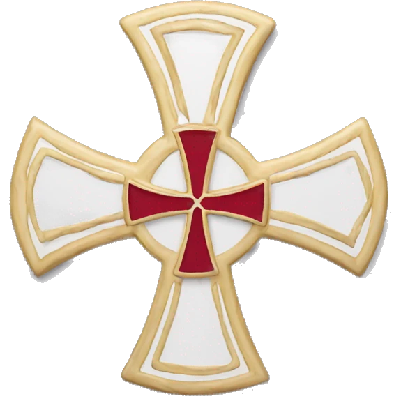 Delta phi Maltese cross emoji