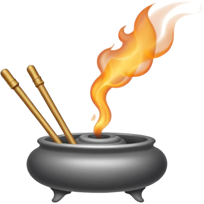 Burning incense emoji