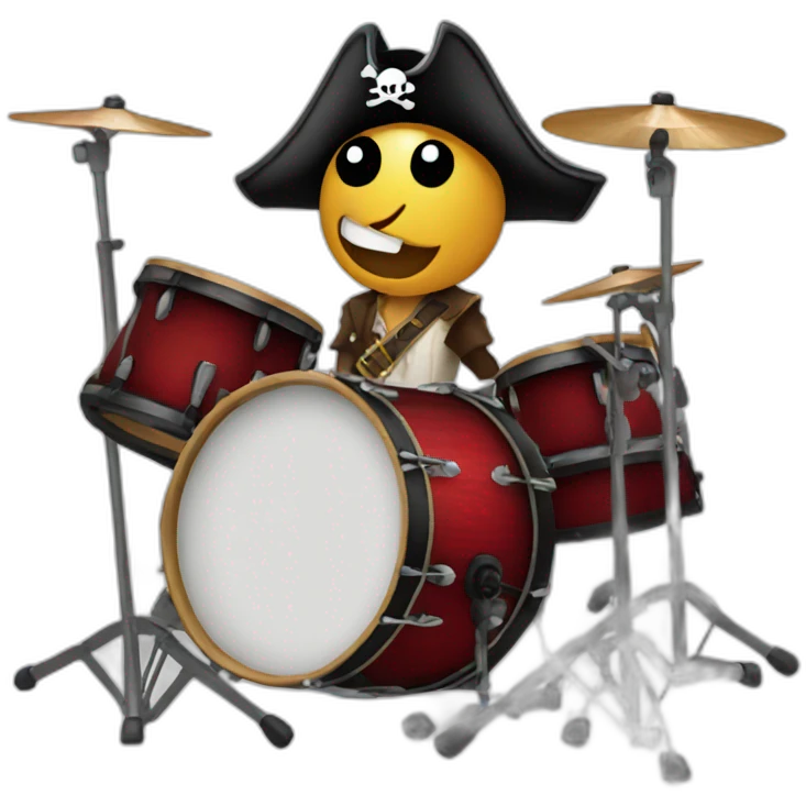 pirate drumkit emoji