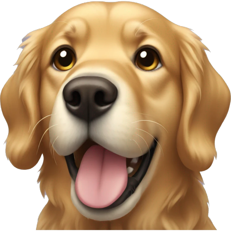 Golden retriever emoji