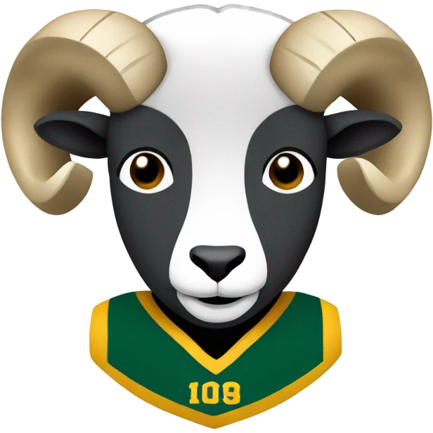 RAM with a Rams football jersey  emoji