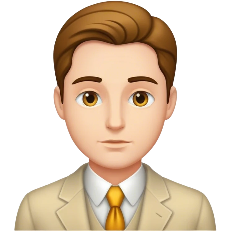 A rich man emoji
