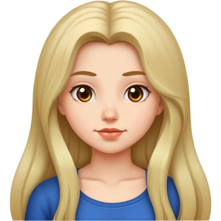 girl with big ass emoji