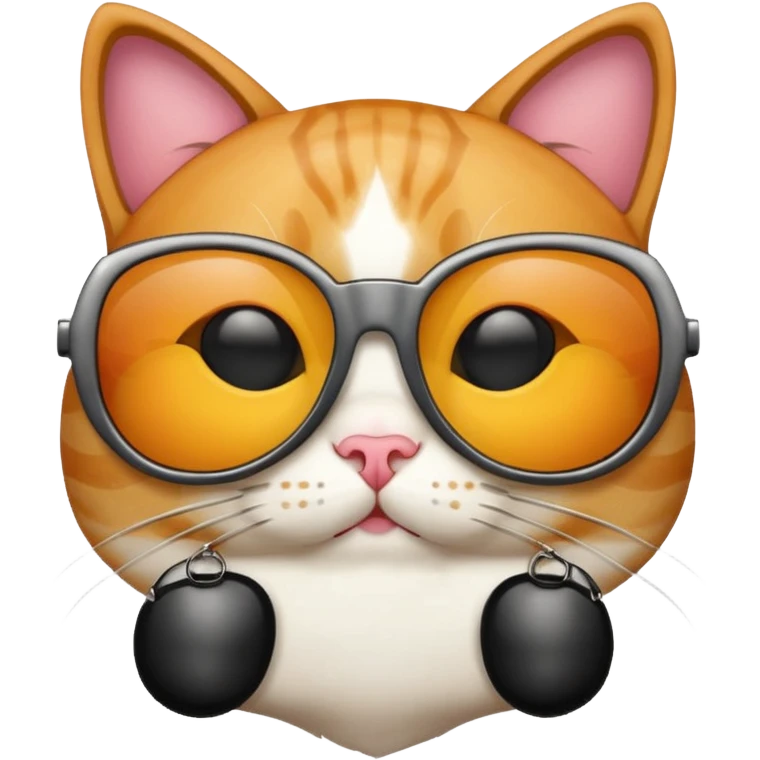 Cat wearing sunglasses emoji