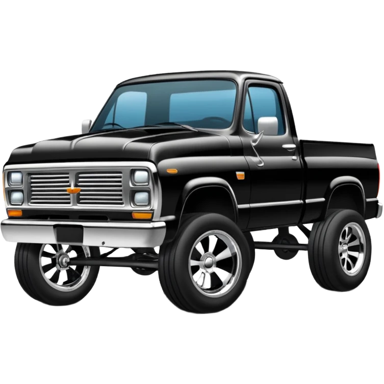 Sqautted Truck emoji
