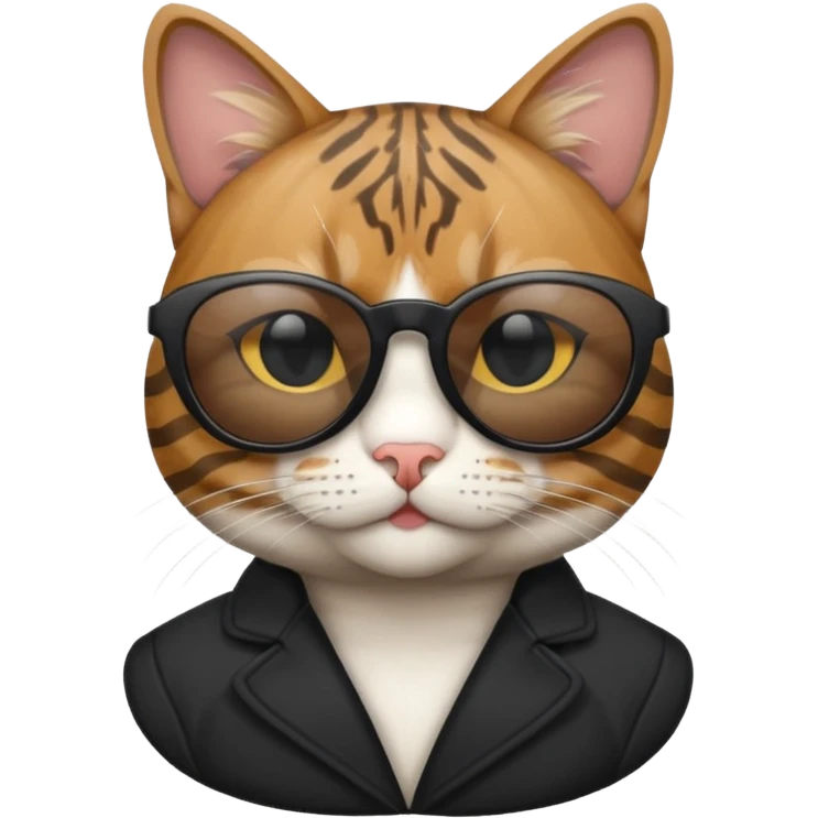 Cat wearing sunglasses emoji