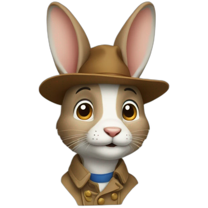 pierre lapin un minérale un animal emoji