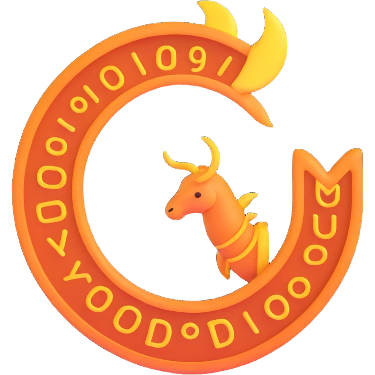 "A minimalistic glowing zodiac symbol ♓, centered on a dark cosmic background, symbol color #00d9ff, clean design, modern and luminous" emoji