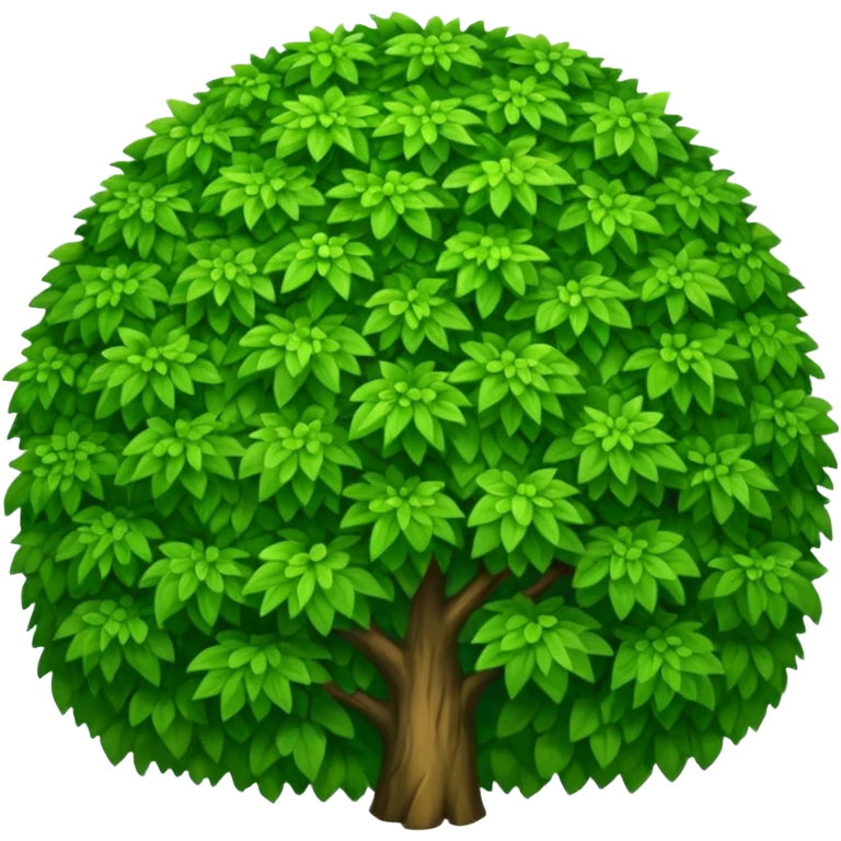 create a dnd style dense_bush.png using 48x48 pixels size emoji