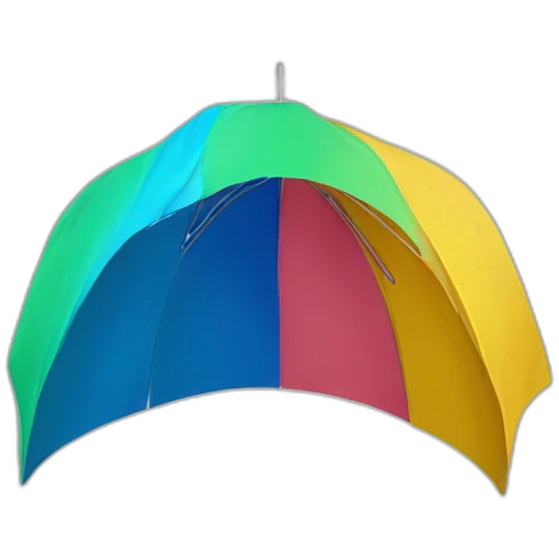 Paraguas colores emoji