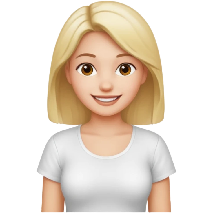 Девушка с торчащими сосками emoji