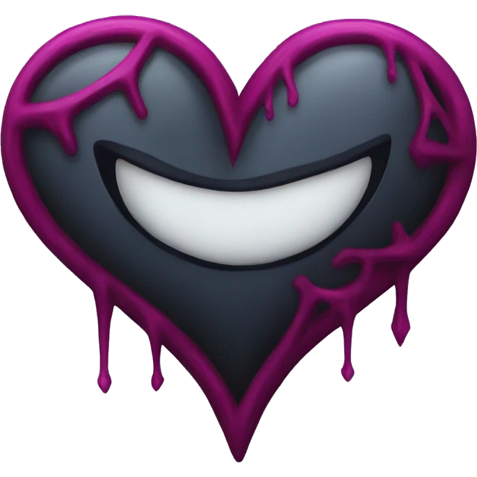 Gothic heart  emoji