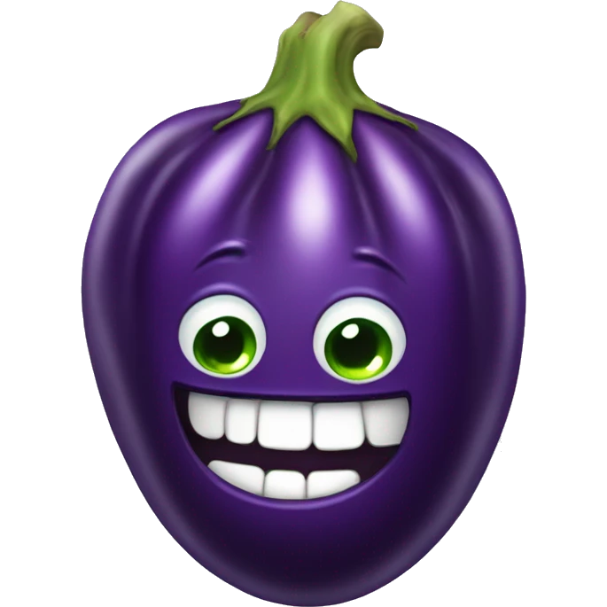 big eggplant thats wet emoji