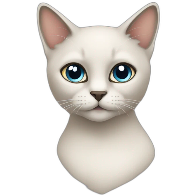 Chat siamois emoji