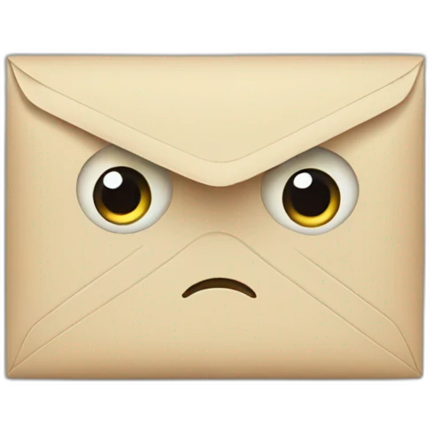 Envelope with eyes emoji